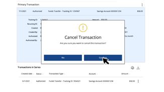 Canceling Individual Transactions