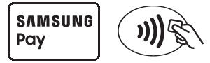 Samsung Pay and NFC icons